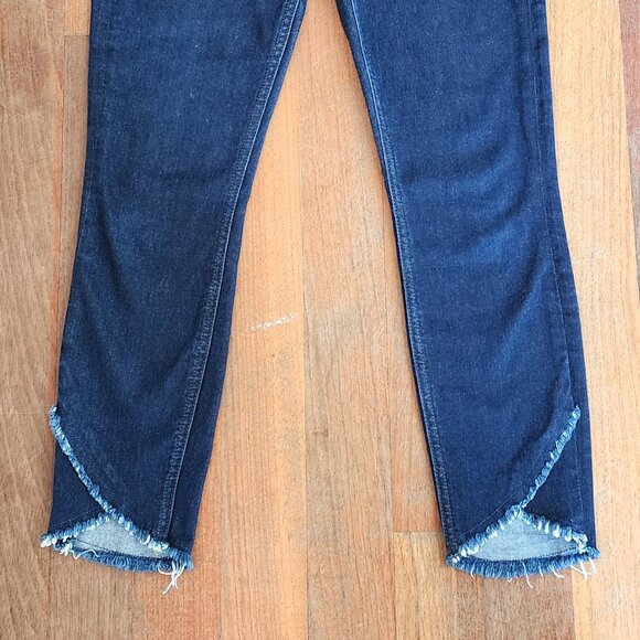 7 For All Mankind "JEN7" Dark Wash Ankle Skinny Jeans Size 4 - Picture 4 of 16